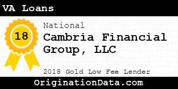 Cambria Financial Group VA Loans gold
