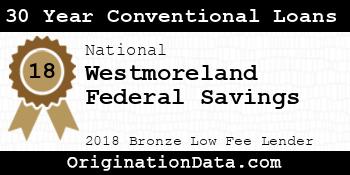 Westmoreland Federal Savings 30 Year Conventional Loans bronze