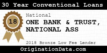 ONE BANK & TRUST NATIONAL ASS 30 Year Conventional Loans bronze
