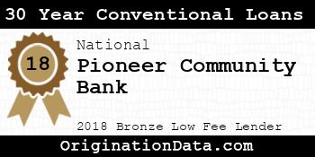 Pioneer Community Bank 30 Year Conventional Loans bronze