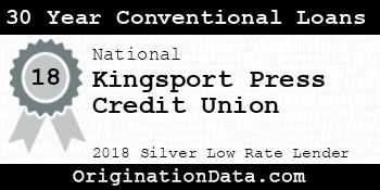 Kingsport Press Credit Union 30 Year Conventional Loans silver