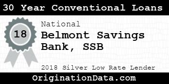 Belmont Savings Bank SSB 30 Year Conventional Loans silver