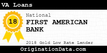 FIRST AMERICAN BANK VA Loans gold