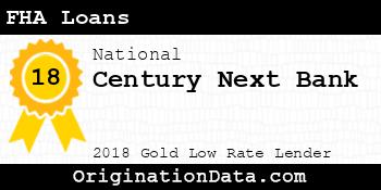 Century Next Bank FHA Loans gold