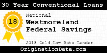 Westmoreland Federal Savings 30 Year Conventional Loans gold