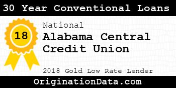 Alabama Central Credit Union 30 Year Conventional Loans gold
