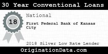 First Federal Bank of Kansas City 30 Year Conventional Loans silver