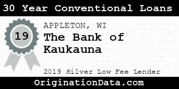 The Bank of Kaukauna 30 Year Conventional Loans silver
