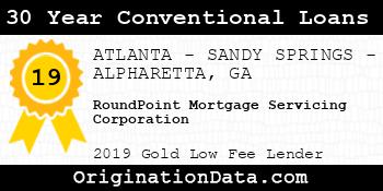 RoundPoint Mortgage Servicing Corporation 30 Year Conventional Loans gold