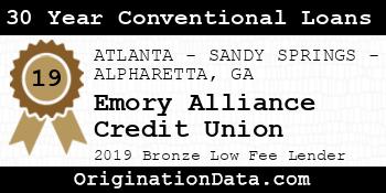 Emory Alliance Credit Union 30 Year Conventional Loans bronze