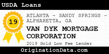 VAN DYK MORTGAGE CORPORATION USDA Loans gold