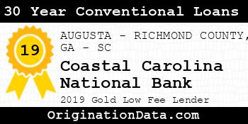 Coastal Carolina National Bank 30 Year Conventional Loans gold
