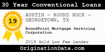 RoundPoint Mortgage Servicing Corporation 30 Year Conventional Loans gold