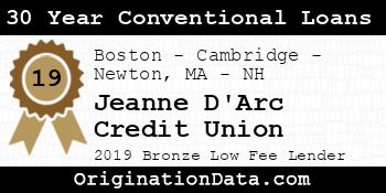 Jeanne D'Arc Credit Union 30 Year Conventional Loans bronze