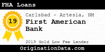 First American Bank FHA Loans gold