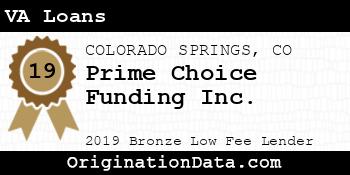 Prime Choice Funding VA Loans bronze