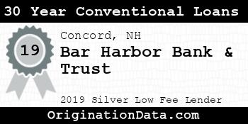 Bar Harbor Bank & Trust 30 Year Conventional Loans silver