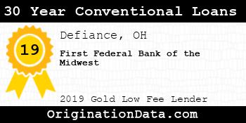 First Federal Bank of the Midwest 30 Year Conventional Loans gold
