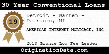 AMERICAN INTERNET MORTGAGE 30 Year Conventional Loans bronze