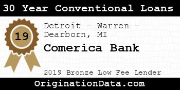 Comerica Bank 30 Year Conventional Loans bronze