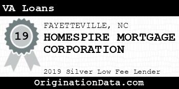 HOMESPIRE MORTGAGE CORPORATION VA Loans silver