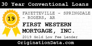 FIRST WESTERN MORTGAGE 30 Year Conventional Loans gold