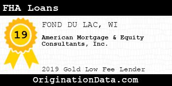 American Mortgage & Equity Consultants FHA Loans gold