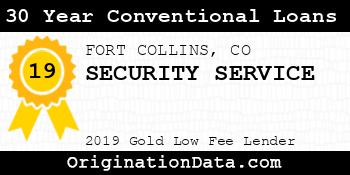 SECURITY SERVICE 30 Year Conventional Loans gold
