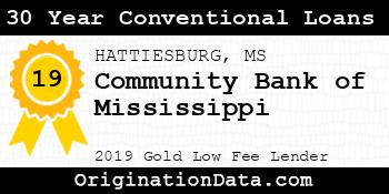 Community Bank of Mississippi 30 Year Conventional Loans gold