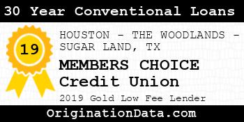 MEMBERS CHOICE Credit Union 30 Year Conventional Loans gold