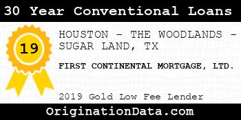 FIRST CONTINENTAL MORTGAGE LTD. 30 Year Conventional Loans gold