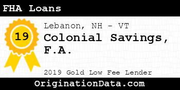 Colonial Savings F.A. FHA Loans gold