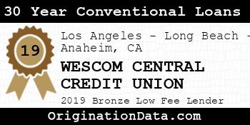 WESCOM CENTRAL CREDIT UNION 30 Year Conventional Loans bronze