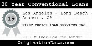 FIRST CHOICE LOAN SERVICES 30 Year Conventional Loans silver