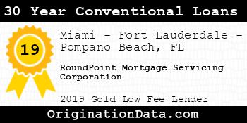 RoundPoint Mortgage Servicing Corporation 30 Year Conventional Loans gold