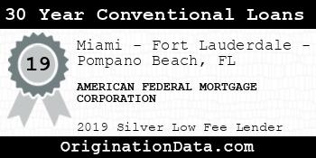 AMERICAN FEDERAL MORTGAGE CORPORATION 30 Year Conventional Loans silver