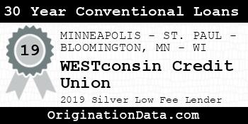 WESTconsin Credit Union 30 Year Conventional Loans silver