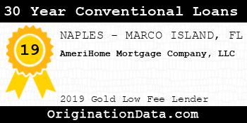 AmeriHome Mortgage Company 30 Year Conventional Loans gold