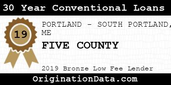 FIVE COUNTY 30 Year Conventional Loans bronze