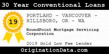 RoundPoint Mortgage Servicing Corporation 30 Year Conventional Loans gold