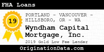Wyndham Capital Mortgage FHA Loans gold