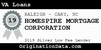 HOMESPIRE MORTGAGE CORPORATION VA Loans silver