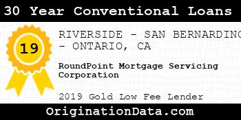 RoundPoint Mortgage Servicing Corporation 30 Year Conventional Loans gold