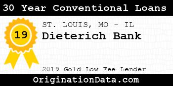 Dieterich Bank 30 Year Conventional Loans gold