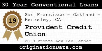 Provident Credit Union 30 Year Conventional Loans bronze