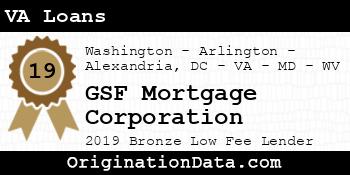 GSF Mortgage Corporation VA Loans bronze