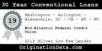 Mid-Atlantic Federal Credit Union 30 Year Conventional Loans silver