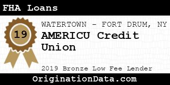 AMERICU Credit Union FHA Loans bronze