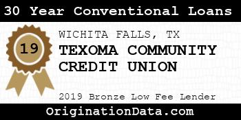 TEXOMA COMMUNITY CREDIT UNION 30 Year Conventional Loans bronze