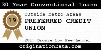 PREFERRED CREDIT UNION 30 Year Conventional Loans bronze